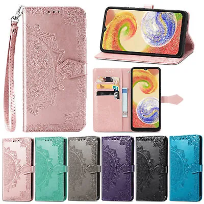 Wallet Case For Samsung J4+ J6+ J8 A5 A8 A6 A8+ A7 2018 Leather Flip Phone Cover • £2.39