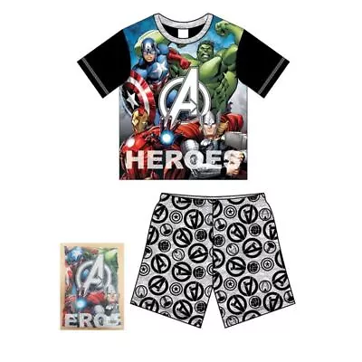 Avengers  Heroes Short Boys Pyjamas 3-8 Years • $20.89