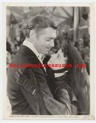 Clark Gable-Vivien Leigh-Gone With The Wind-Orig Release-Vintage Photo • $100