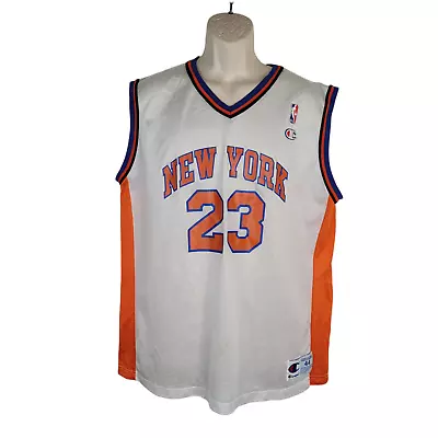 New York Knicks #23 Marcus Camby Jersey Mens Size 44 NBA Basketball Champion NYC • $48.99