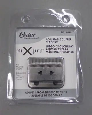 Oster Professional 076070 MX-Pro Adjustable Clipper Blade Sz 000-1 NEW 76913-270 • $8.99