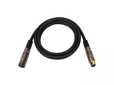 XLR Male To XLR Female Cable [Microphone & Interconnect] - 6 Feet | 16AWG • $9.98