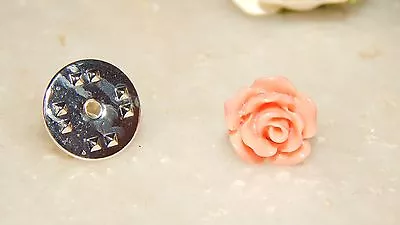 S/P Tie/Cravat/Scarf/Modesty Pin 101520or 22mm Acrylic Rose-Unisex-Wedding • £1.95
