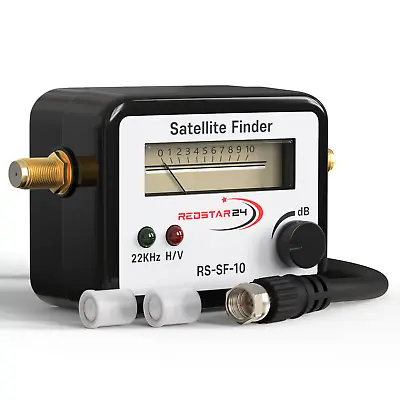 Digital Satellite Finder Sat With Hand And Led-Display Camping 4K HD • £10.43