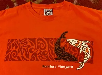 Vintage Yacht Club Martha's Vineyard Graphic Crewneck Short Sleeve T-Shirt Sz XL • $16
