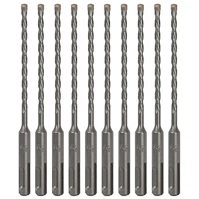 10PCS 3/16 X6  Drill Bit Set SDS Plus Rotary Hammer Concrete Masonry Carbide Tip • $21.18