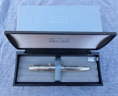 £675 • Buy Pilot Sterling Silver Dragon Fountain Pen SILVERN Art Craft - New - Imported 