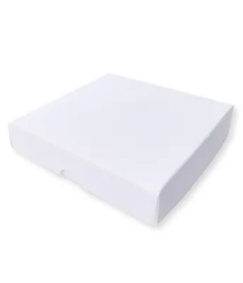 1 WHITE 5 X 5 X 1 INCH GIFT BOX GREETING CARDS BOOKS JEWELLERY DISPLAY  • £2.49