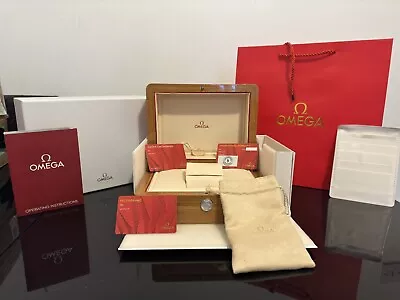 £80 • Buy Omega Swiss Wooden Presentation Box