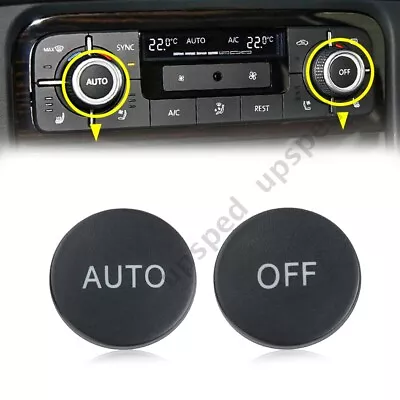 2PCS Front AC Climate Control Knob Button Cover Cap For VW Touareg 2011-2014 New • $13.99