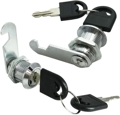 $12.49 • Buy 2 Pack Universal Tool Box Key Lock With Keys Replacement Pickup Lock Cylinder