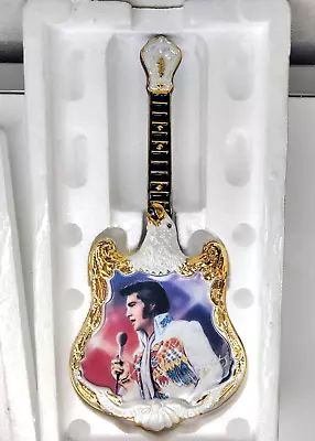 Elvis Presley 1971 Vision #7 Guitar Plate Porcelain Bradford Exchange Collection • $29.88