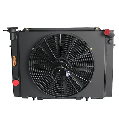 3 Row Radiator+Fans+Shroud For Holden Commodore VB VC VH VK V8 1979-86 MT SPAWON • $275