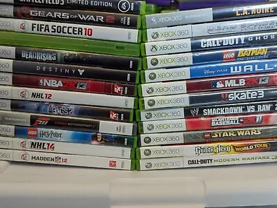 XBOX 360 Games Lot Tested Pick Choose Bundle & Save 10/15/20% Free Shipping • $8.49