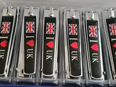 UNION JACK Large Toe Nail Clippers Cutters Trimmer Nipper Finger Elegant Touch • £4.98