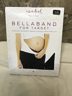 New Isabel Bellaband Seamless Women's Maternity Band To Hold Pants Up Black S/M • $14.99