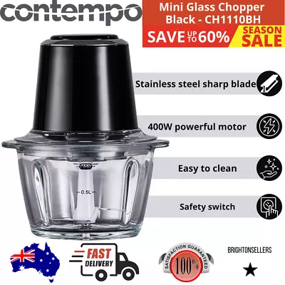Electric Mini Food Processor Kitchen Vegetable Chopper Meat Grinder Contempo New • $62.06