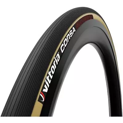 Vittoria Corsa Road Bike Tire - 700c - (Clincher Folding G2.0 Black/Para) • $59.99