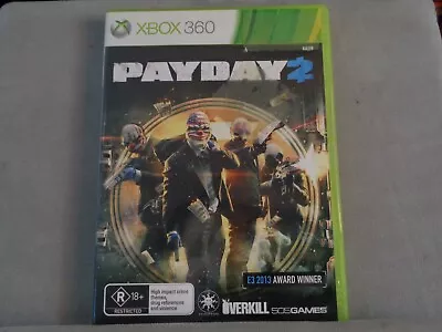 Xbox 360 Game Payday 2 R18+ 2012 505 Games 8023171032306 • $5