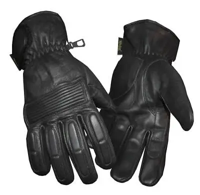 Redline Men's Winter Gloves W/ Kevlar Palms & Thinsulate Lining Black G-050 • $29.95