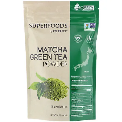 MRM Raw Matcha Green Tea Powder 170g | GMP Non-GMO Vegan Detox Cleanse • £27.99