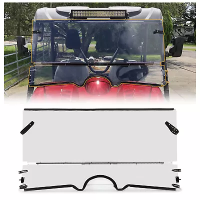 0.177  UTV Front Folding Windshields For 2004-2013 Yamaha Rhino 450 / 660 / 700 • $178.50