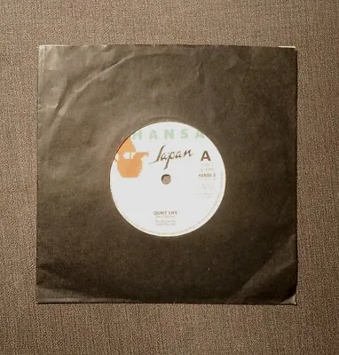 Japan – Quiet Life – 7  Vinyl Single – Hansa – 1981 – HANSA 6 • £2.99