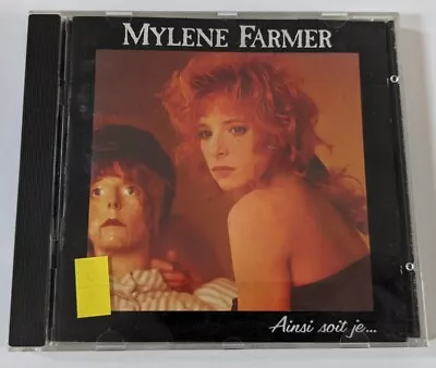 MYLENE FARMER Ainsi Soit Je CD France Import 1988 Orig Press Synth-Pop 80s • $29.99