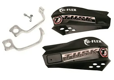 Tusk Mx D-Flex Black Hand Guards Dirt Bike Atv Motocross Mx Handguards Yamaha • $33.53