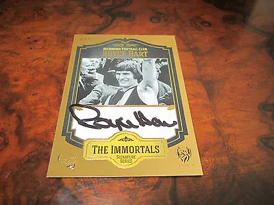 $55 • Buy Richmond Tigers - Royce Hart Immortal Captain Select Signature Signed Card