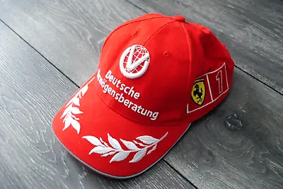 Ferrari F1 Deutsche Vermogensberatung Michael Schumacher Red Cap Hat 2000 Mint • $29.99