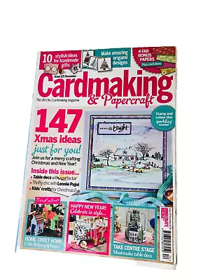 Magazine Card Making & Papercraft Craft Mag Issue 125 December Nfb • £7.89