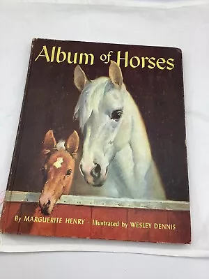 Book “ Album Of  Horses” By Marguerite Henry • $7.77