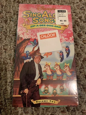 $12.99 • Buy Disneys Sing Along Songs Song Of The South Zip-A-Dee-Doo-Dah VHS 1993 Volume 2