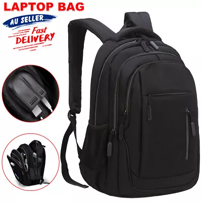 $29.45 • Buy Men Business Travel Laptop Bag Backpack Water Resistant College School Computer