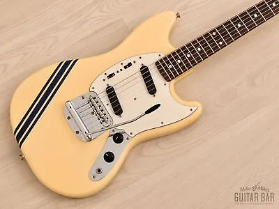 2008 Fender Competition Mustang '73 Vintage Reissue MG73-85/CO Olympic White • $1549.99