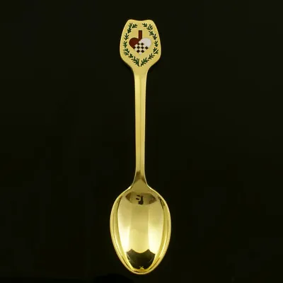 Danish Gilded Christmas Spoon 1951 - A. Michelsen • $165