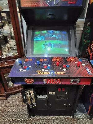 NBA JAM Hangtime Edition Stand Up Arcade Game By Midway Near Mint • $1800