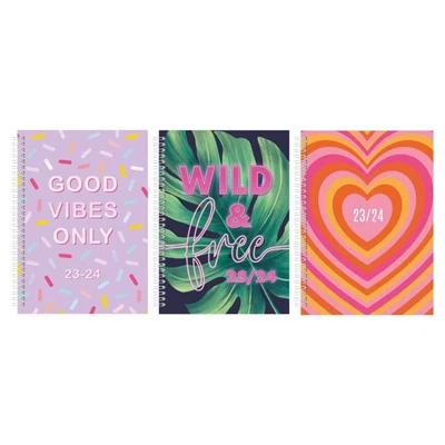 £4.49 • Buy 2023-2024 A5 Week To View Academic Diary PVC Wiro Bound Student Teacher Midyear
