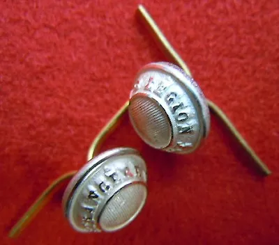 $13.93 • Buy Lot Of 2 Képi Foreign Legion Cavalry REC ORIGINAL Jugular Silver Buttons