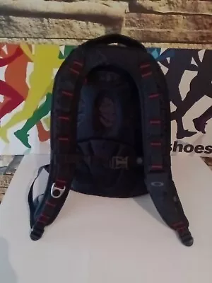 Oakley Y2K 00S Archive Technical Backpack Vintage Rare Black Red Gray  • $55