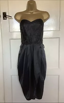 Freemans Cocktail Dress Strapless - New Romantic Gothic Vintage • £10