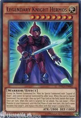 DRL3-EN062 Legendary Knight Hermos Ultra Rare 1st Edition Mint YuGiOh Card  • £0.99