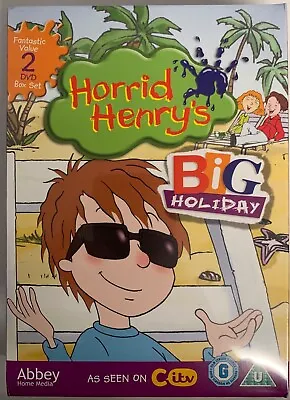 Horrid Henry's Big Holiday 2xDVD - Vile Vacation/Its All Your Fault - New Sealed • £4.99