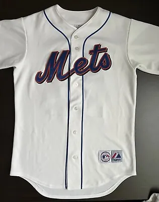 Vintage Majestic New York Mets Jersey Carlos Beltran Sewn Mlb Us Made  (20x28) • $14.99