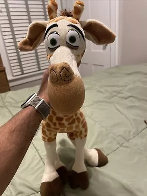 2005 Dreamworks Russ Berrie Plush Madagascar 13” Melman Giraffe • $12.74