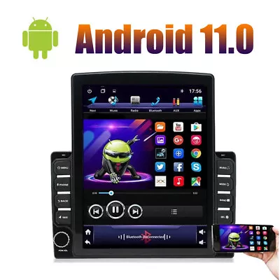 10.1  2Din Car Radio Vertical Stereo Android 11 GPS WiFi Touch Screen FM Player • $106.85