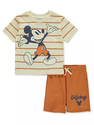 Disney Mickey Mouse Boys' 2-Piece Classic Shorts Set Outfit • $16.99