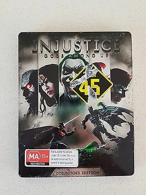 Ps3 Injustice Gods Among Us - Playstation 3 Steel Case Ps3 • $18