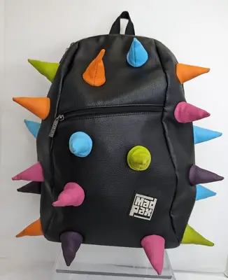 MadPax Spiketus Abracadabra Backpack Large Colorful Spikes *RIPPED INSIDE AS IS* • $10.94